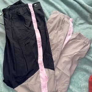 Nike loose fit windbreaker joggers NWT XL